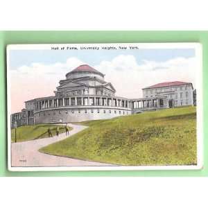 Postcard Hall Of Fame University Heights NYC Everything 