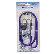 ADC Purple Nurse Combo Stethoscope and Instruments Kit  