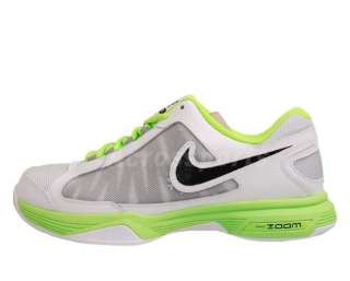   Zoom Courtlite 3 White Black Green 2012 Womens Tennis Shoes 487996 003