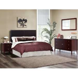   Piece Bedroom Set (Java) (51.18H x 62.6W x 1.5D) Furniture & Decor