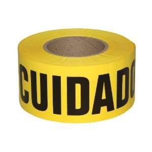   40 4 Mil Caution/Cuidado 1000 Foot Roll Yellow Tape