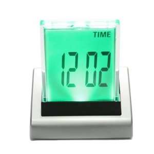   Color LED Change Digital LCD Thermometer Alarm Clock Electronics