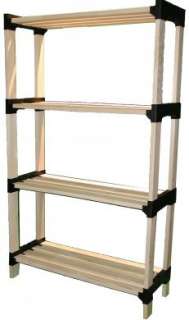PORTABLE WOODEN STORAGE SHELF AND PLANT STAND  