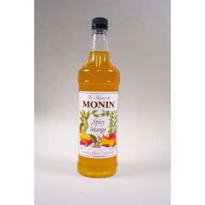 Monin Spicy Mango FS 1 L   2 Bottles  Grocery & Gourmet 