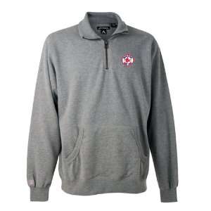  Boston Red Sox Revolution 1/4 Zip Sweatshirt (Grey 