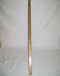 36 inch wooden ruler has printed graham petrolium preston in ontario 