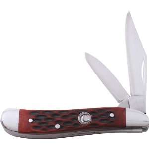 Chief Knives 118 Peanut Pocket Knife with Jigged Chestnut Bone Handles