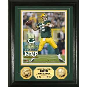  NFL Green bay Packers Aaron Rodgers 2011 NFL MVP Gold Coin 