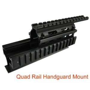 Universal Tactical AK47 Quad Rail Handguard System Mount  