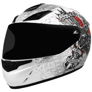  Speed & Strength SS1000 Full Face Motorcycle Helmet White 