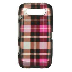  BlackBerry Torch 9850/9860 Graphic Case   Hot Pink Checker 