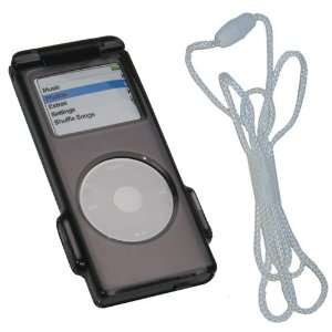  iPod Nano 2 Crystal Case Clear Smoke   Image Brand 