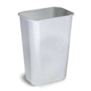   2818GN Plastic 28 1/8 Quart Commercial Wastebasket, Rectangular, Green