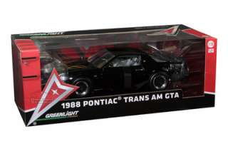 GREENLIGHT 1988 PONTIAC TRANS AM GTA 1/18 BLACK NEW  