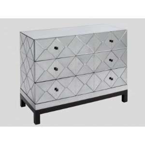  Brownstone Furniture Carlyle 3 Drawer Mirrored Chest