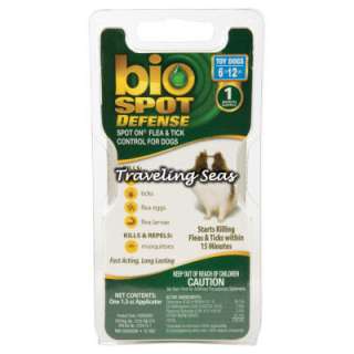 Bio Spot Defense Flea Tick Control Toy Dogs 3 Month  