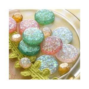  Sparklers Flat Back Non Adhesive Buttons Arts, Crafts 