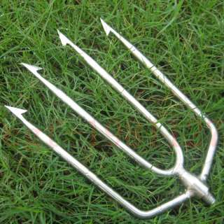 Fish Frog Eel Salmon 4 Prong Stainless Spear Gig with Barb  