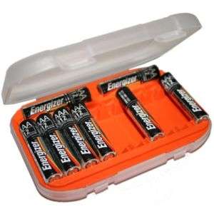 Custom Battery Travel Case Holder Fits 12 AAA Batteries  