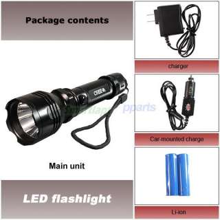 CREE Led 500Lm K8 Flashlight Torch Lamp Charger 18650  