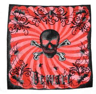 Kitchen Dish Towels W/ Crochet Tops  Skulls  Listing # 915  