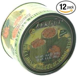 Zergut Stuffed Zucchini, 14.4 Ounce Cans (Pack of 12)  