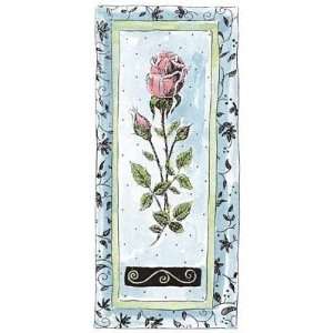  Rose Panel   Rubber Stamps