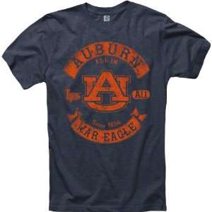  Auburn Tigers Heathered Midnight Rockers Ring Spun T Shirt 