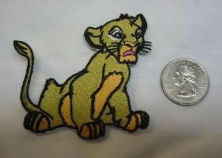 Simba Lion King movie Embroidered Iron On Patch children Applique 