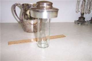 TROPHY SILVERPLATE 1957 L.W.S.G.A. ICE CYLINDER PITCHER  