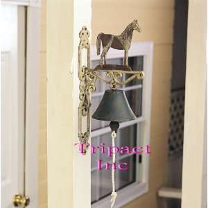    14 Metal Home Décor Horse Cast Iron Bell