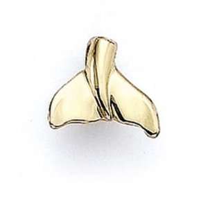  14k Polished Whale Tail Pendant   JewelryWeb Jewelry