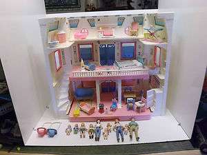 Vintage Family Fisher Price Loving Dollhouse plus Accessories  