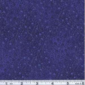  Fusions Floral Cobalt Blue Fabric By The Yard Arts 