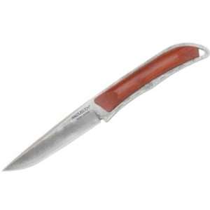 Mcusta Knives 62D Damascus Slim Line Fixed Blade Knife with Cocobolo 