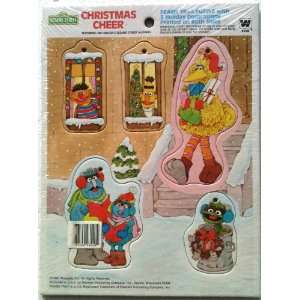   Sided Frame Tray Puzzle & Tree Ornaments CHRISTMAS CHEER (Dated 1982