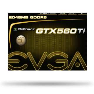 EVGA nVidia GeForce GTX560 Ti 2GB DDR5 2DVI/Mini HDMI PCI Express 