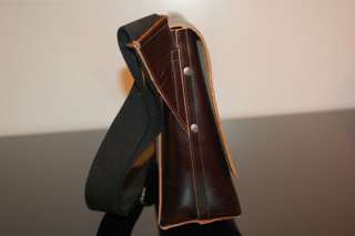   Mens Thick Leather Messenger Briefcase Satchel Travel Bag NR  