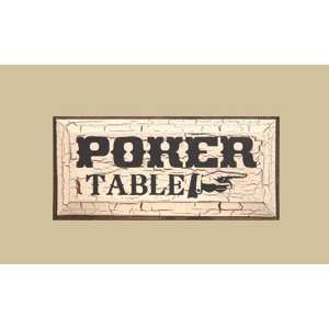    SaltBox Gifts I818PT Poker Table Sign Patio, Lawn & Garden