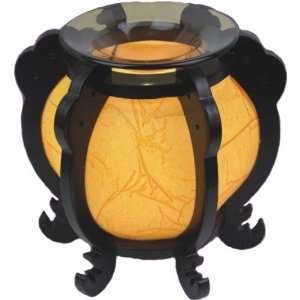    Lantern Style Orange Cylinder Electric Oil Warmer