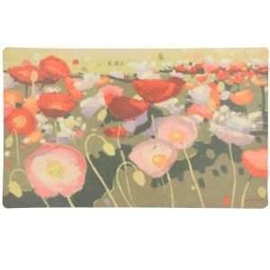  Eco Cushion Confetti Flowers 18 Inch by 30 Inch Doormat 