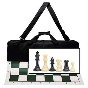  Wood Expressions Tournament Chess Set with Canvas Bag   3 