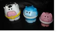 Lot of 3 Little Tikes Stacking Nesting Farm Animals  