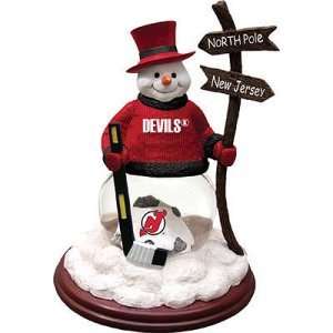  New Jersey Devils NHL Snowman Figurine Sports 