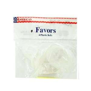  4 pack white bell favors   Case of 36 Toys & Games