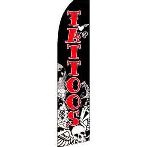  Tattoos Swooper Feather Flag
