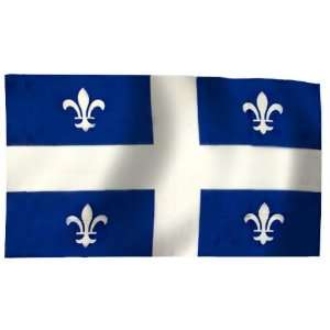  Quebec Flag 3X5 Foot Nylon PH Patio, Lawn & Garden
