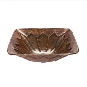   Feathered Hammered Copper Vessel Sink in Oil Rubbed Bronze (Set of 2