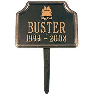  My Pal Dog Paw Memorial Marker