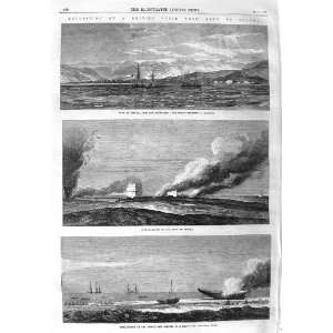   British Troops War Fire Ships Dhow War 